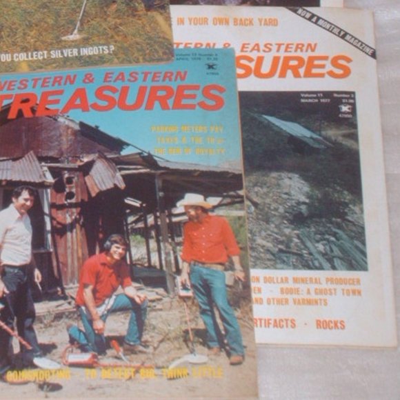 Lot of 8 vintage Western & Eastern Treasures magazines - metal detecting, etc. - Picture 9 of 9